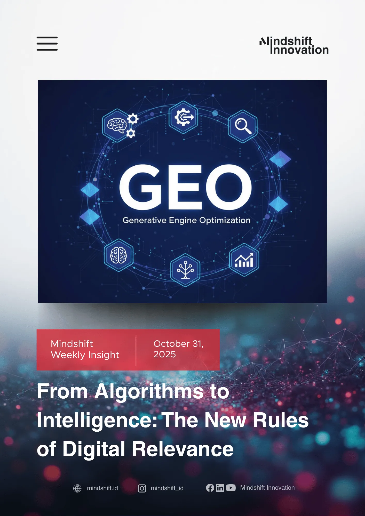 Generative Engine Optimization (GEO)